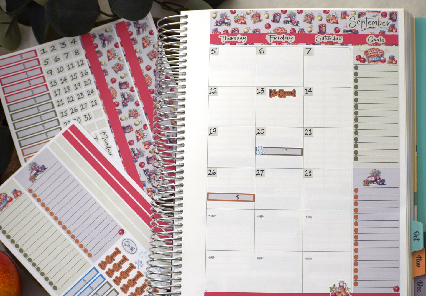 TBM BBP Workbook Sticker Kit, Apple Picking