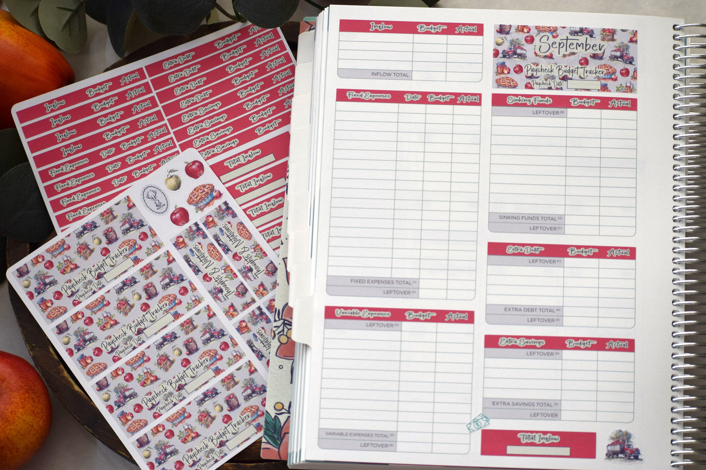 TBM BBP Workbook Sticker Kit, Apple Picking