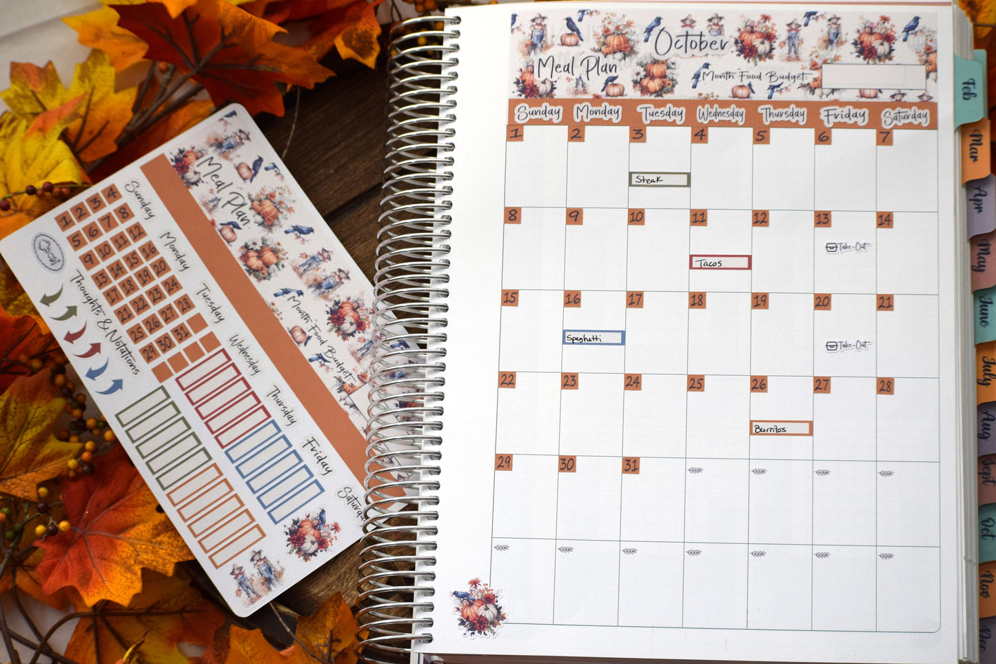 TBM BBP Workbook Sticker Kit, Pumpkins and Crows