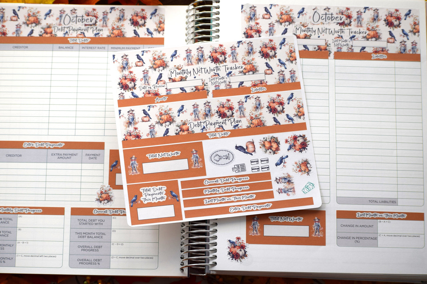 TBM BBP Workbook Sticker Kit, Pumpkins and Crows