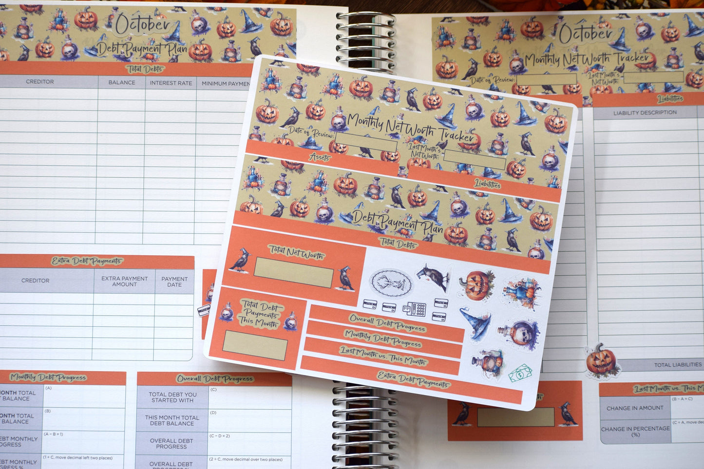 TBM BBP Workbook Sticker Kit, Halloween