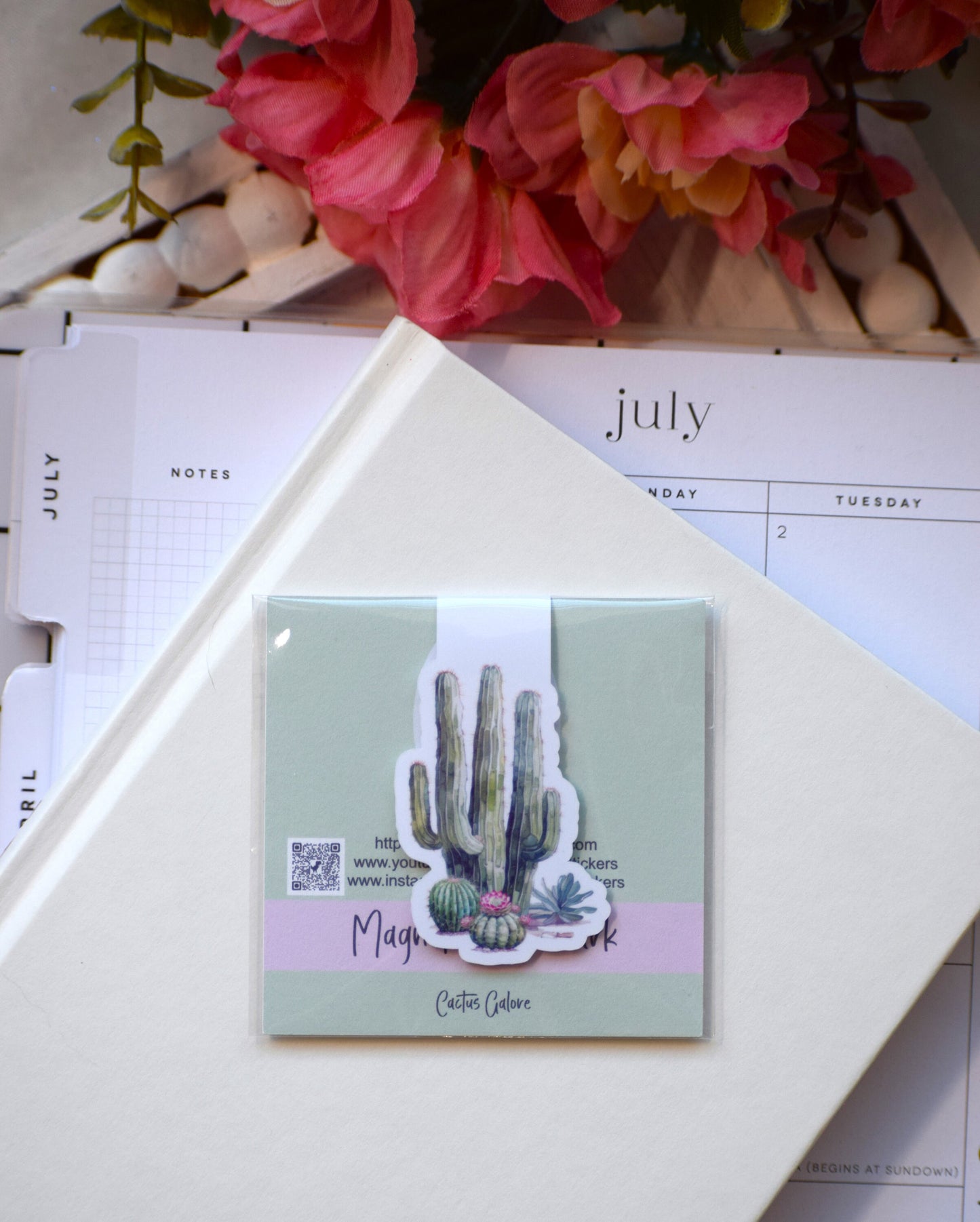 Magnetic Bookmarks, Cactus