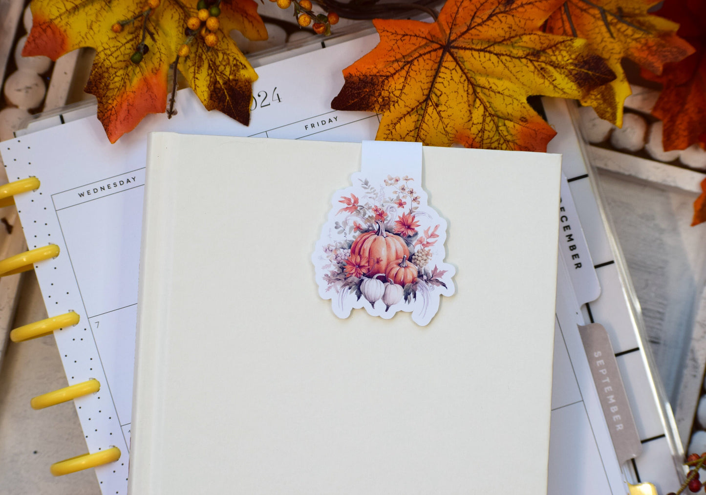 Magnetic Bookmarks, Pumpkins and Crows