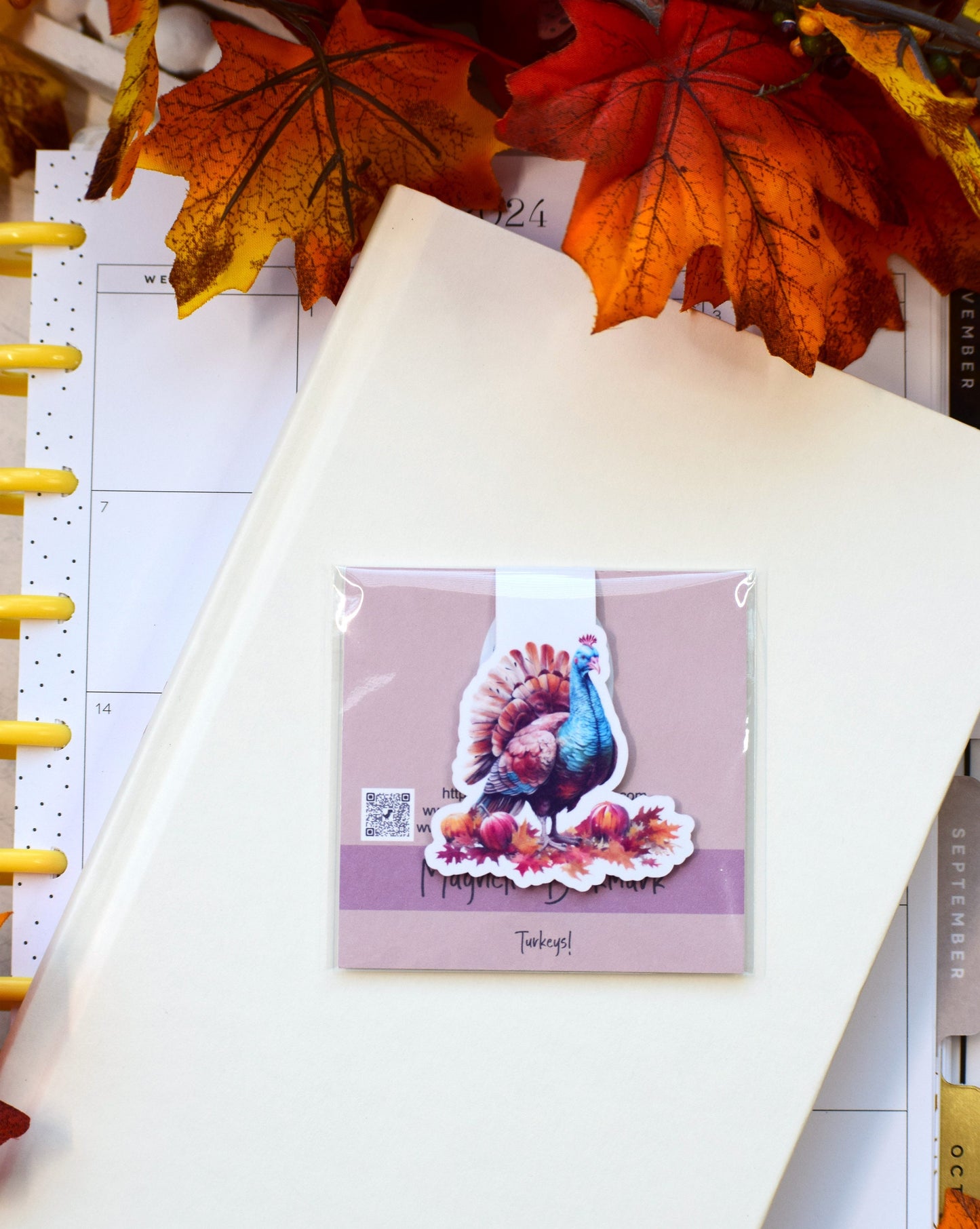Magnetic Bookmarks, Turkeys!