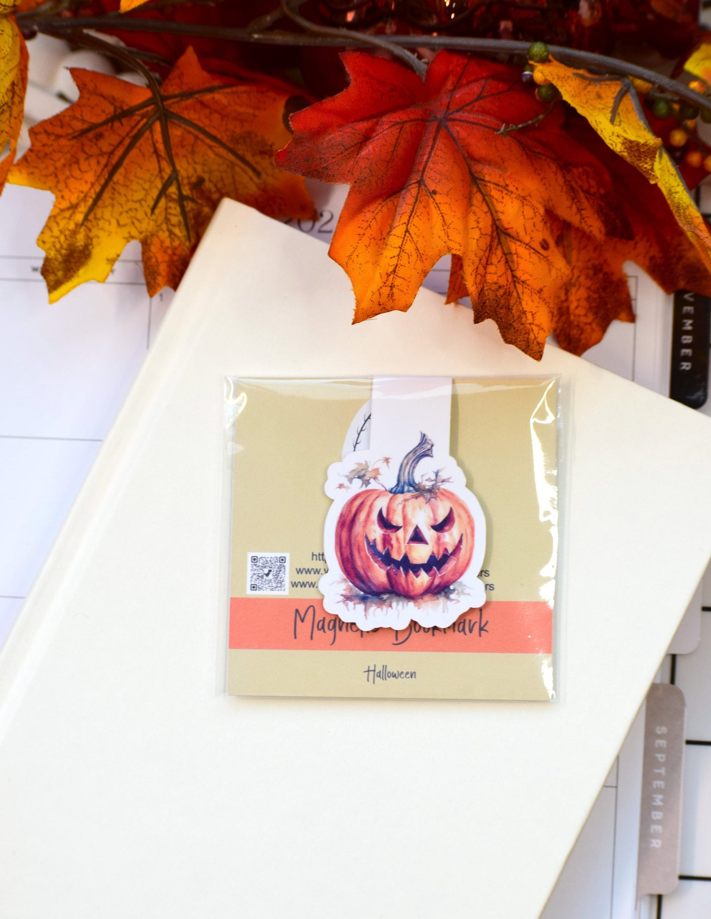 Magnetic Bookmarks, Halloween