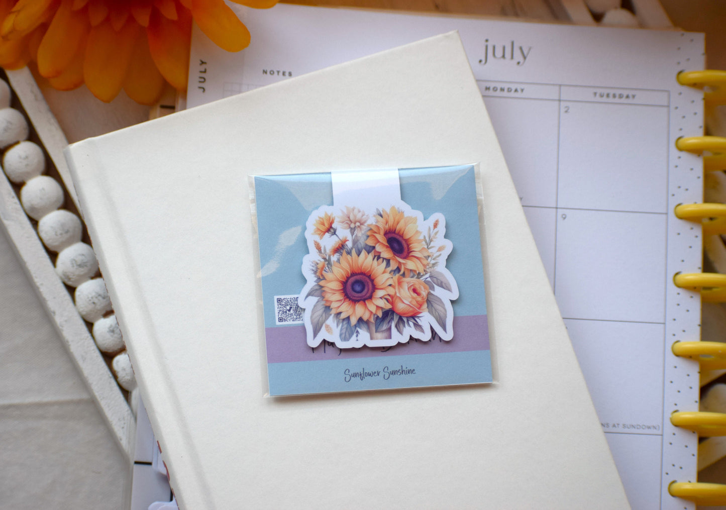 Magnetic Bookmarks, Sunflowers