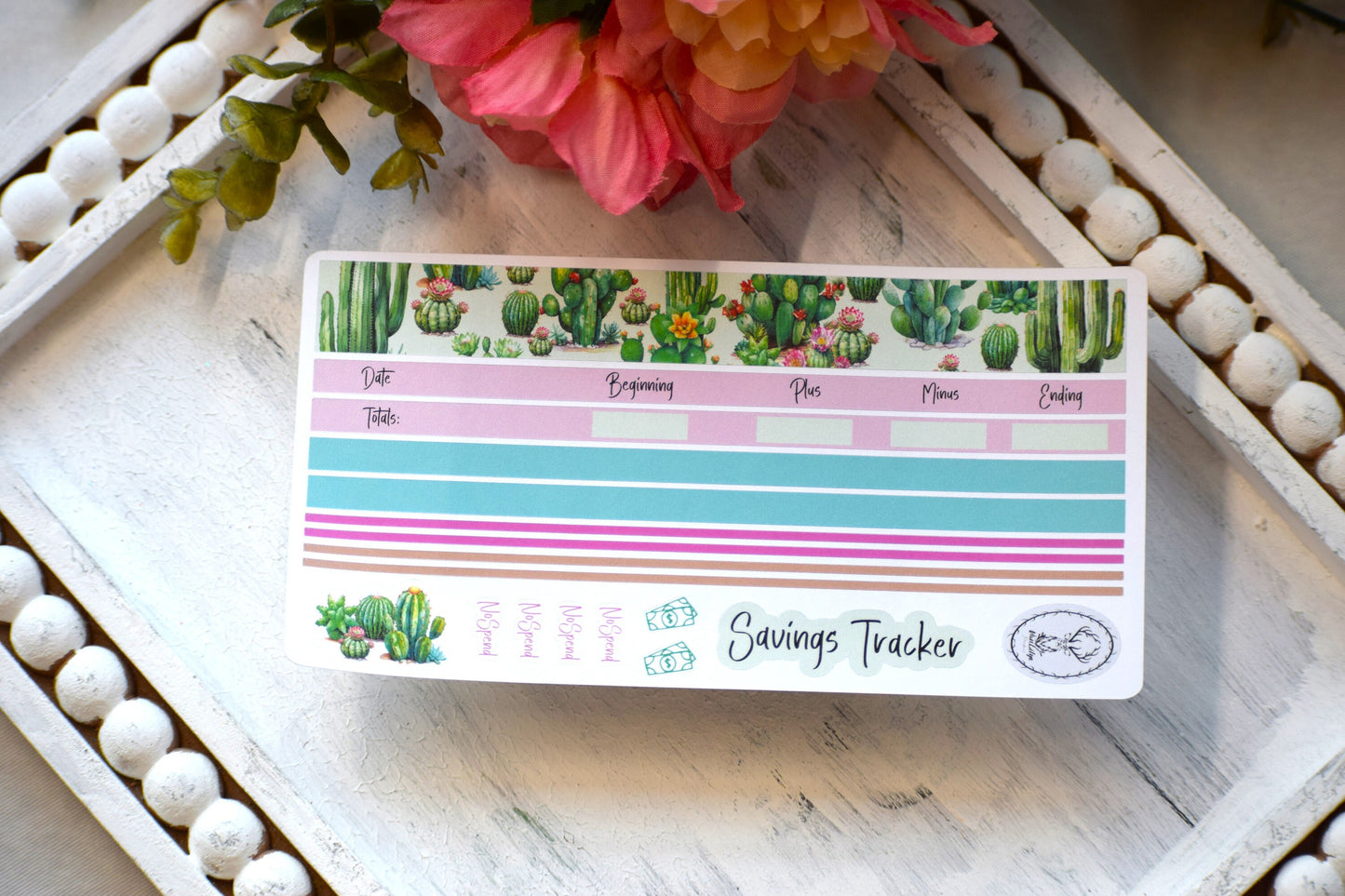 Budget Sticker Kit, Cactus