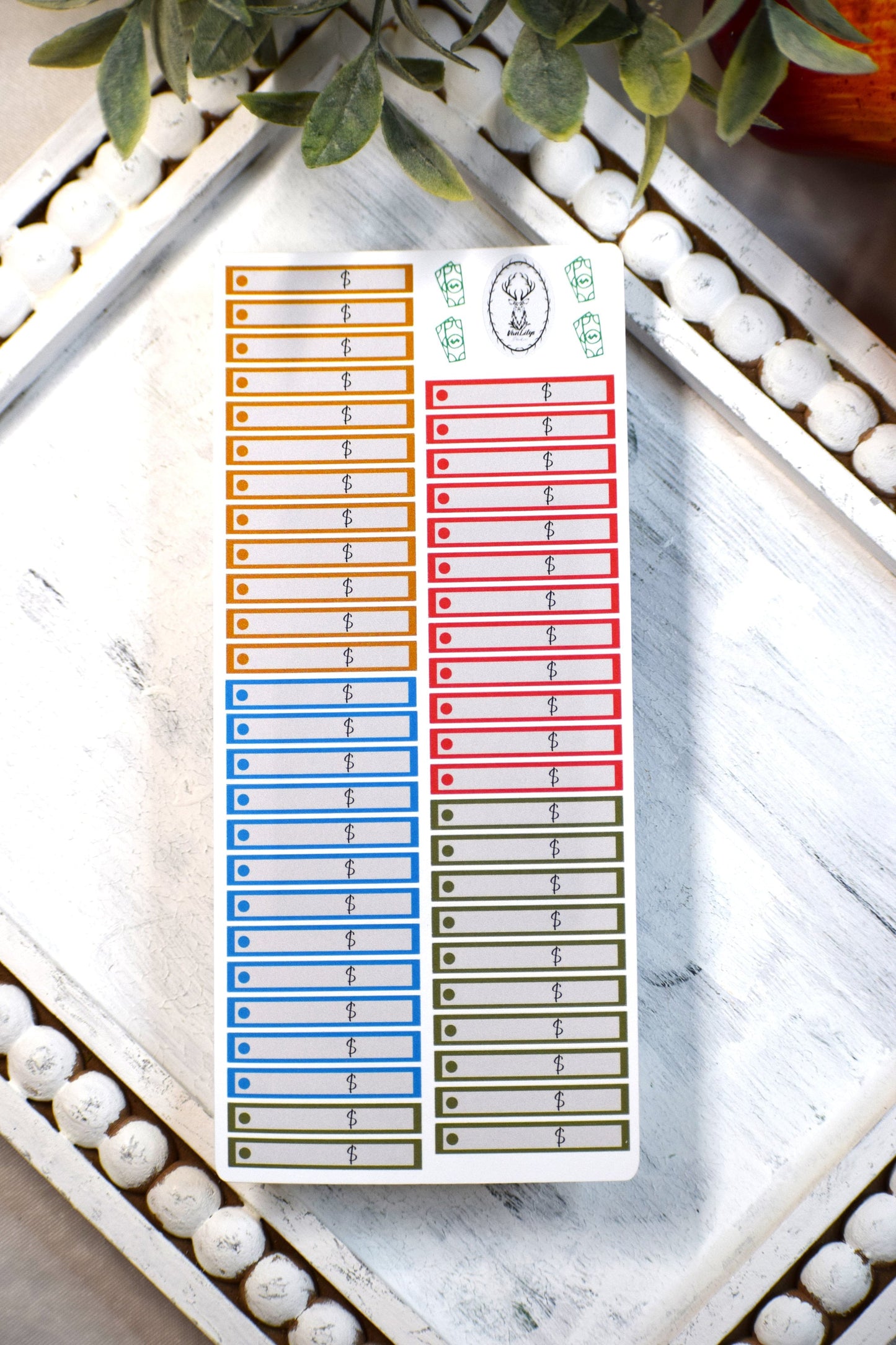 Budget Sticker Kit, Apple Picking