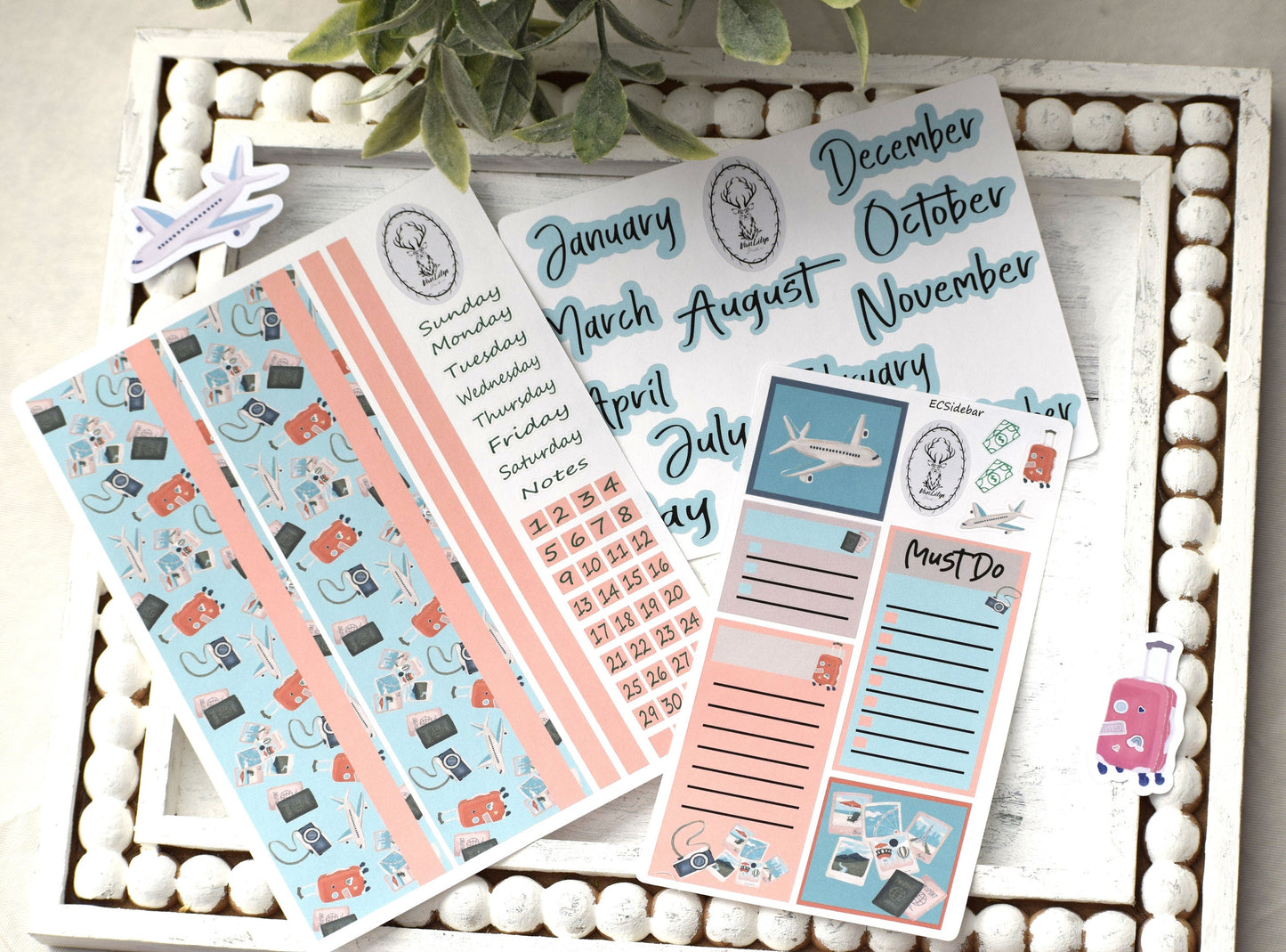 Budget Sticker Kit, Travel