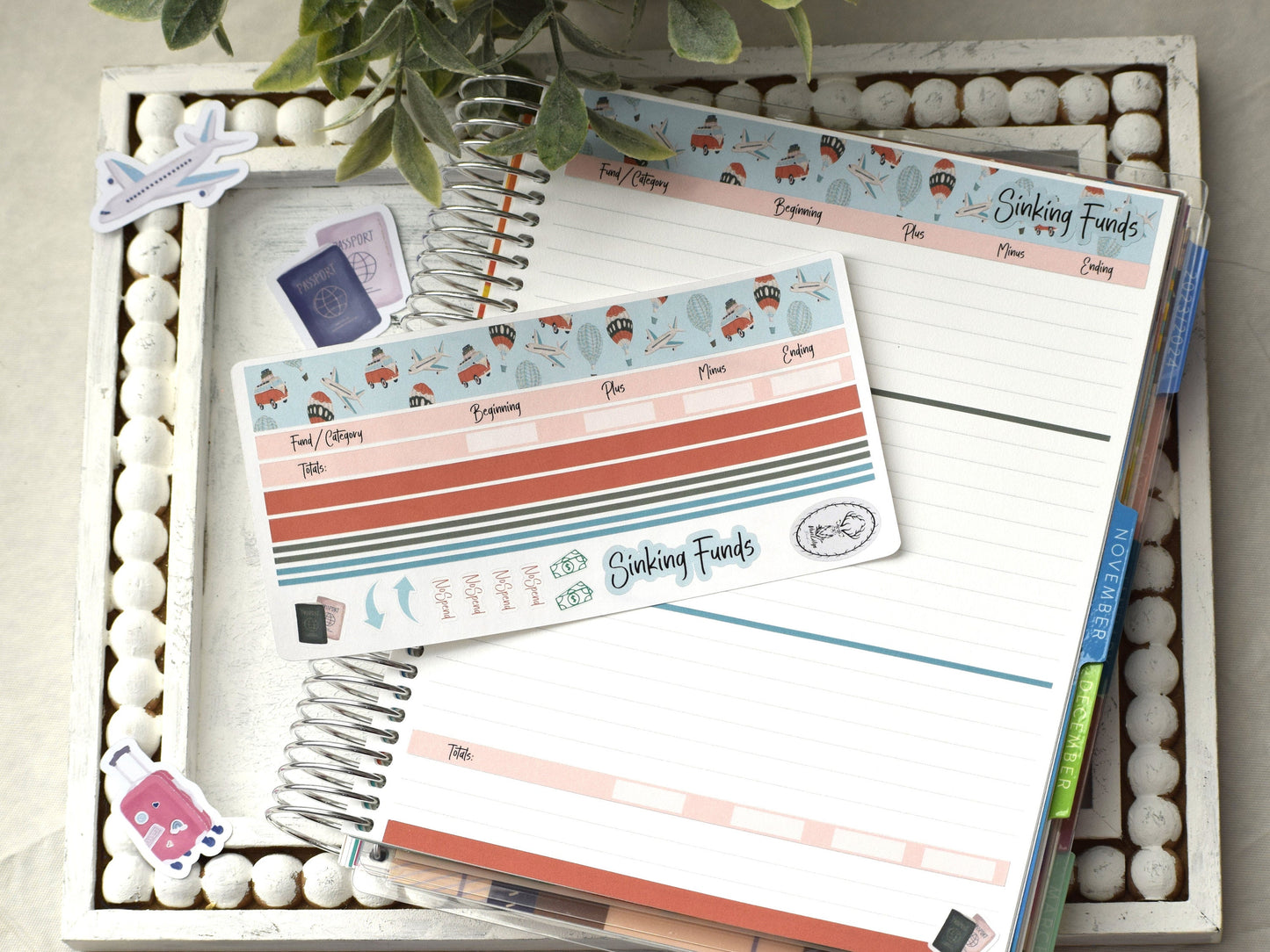 Budget Sticker Kit, Travel