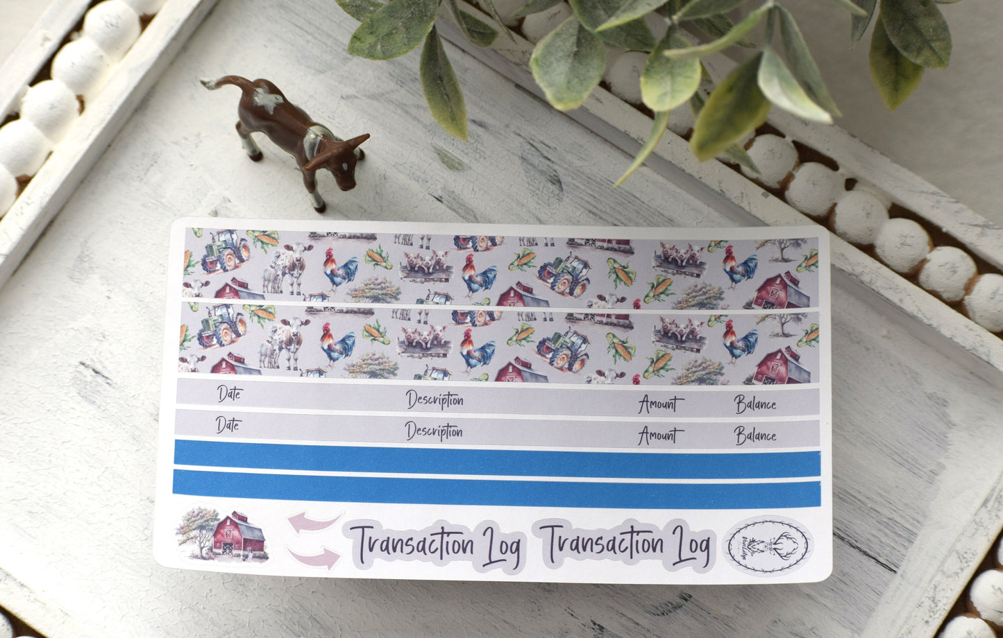 Budget Sticker Kit, Farm Life