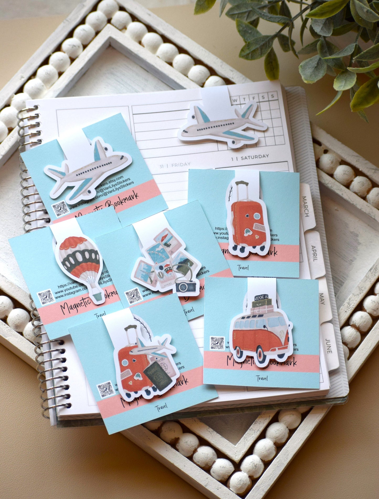 Magnetic Bookmarks, Travel