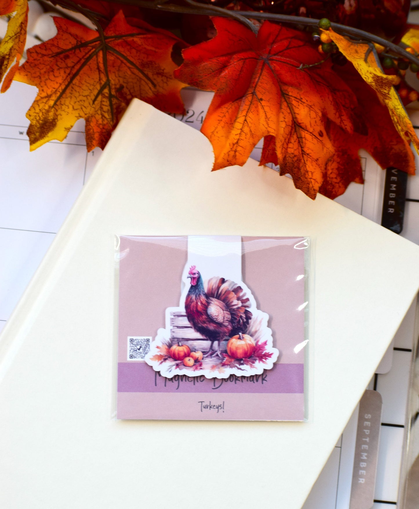 Magnetic Bookmarks, Turkeys!