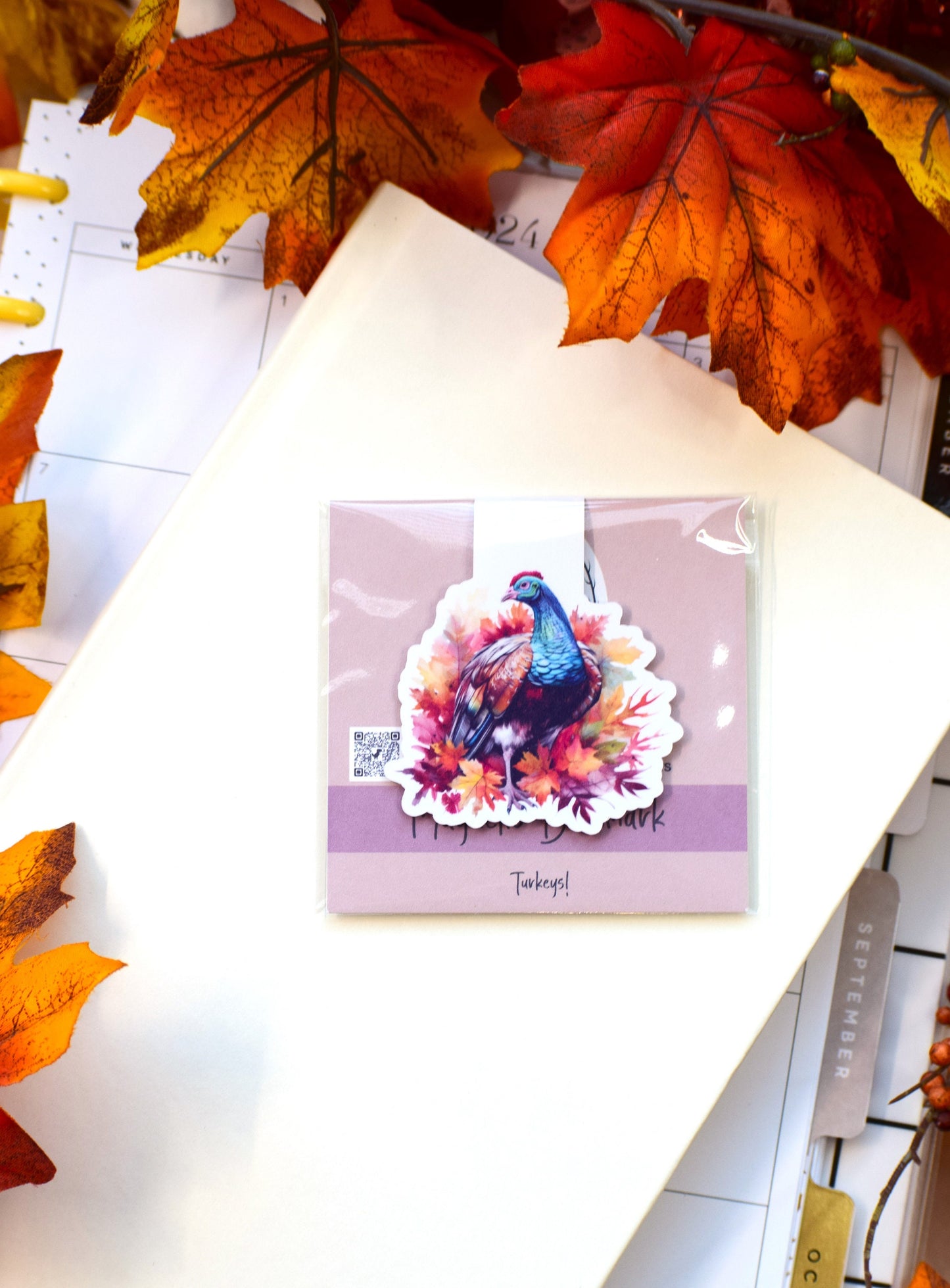 Magnetic Bookmarks, Turkeys!