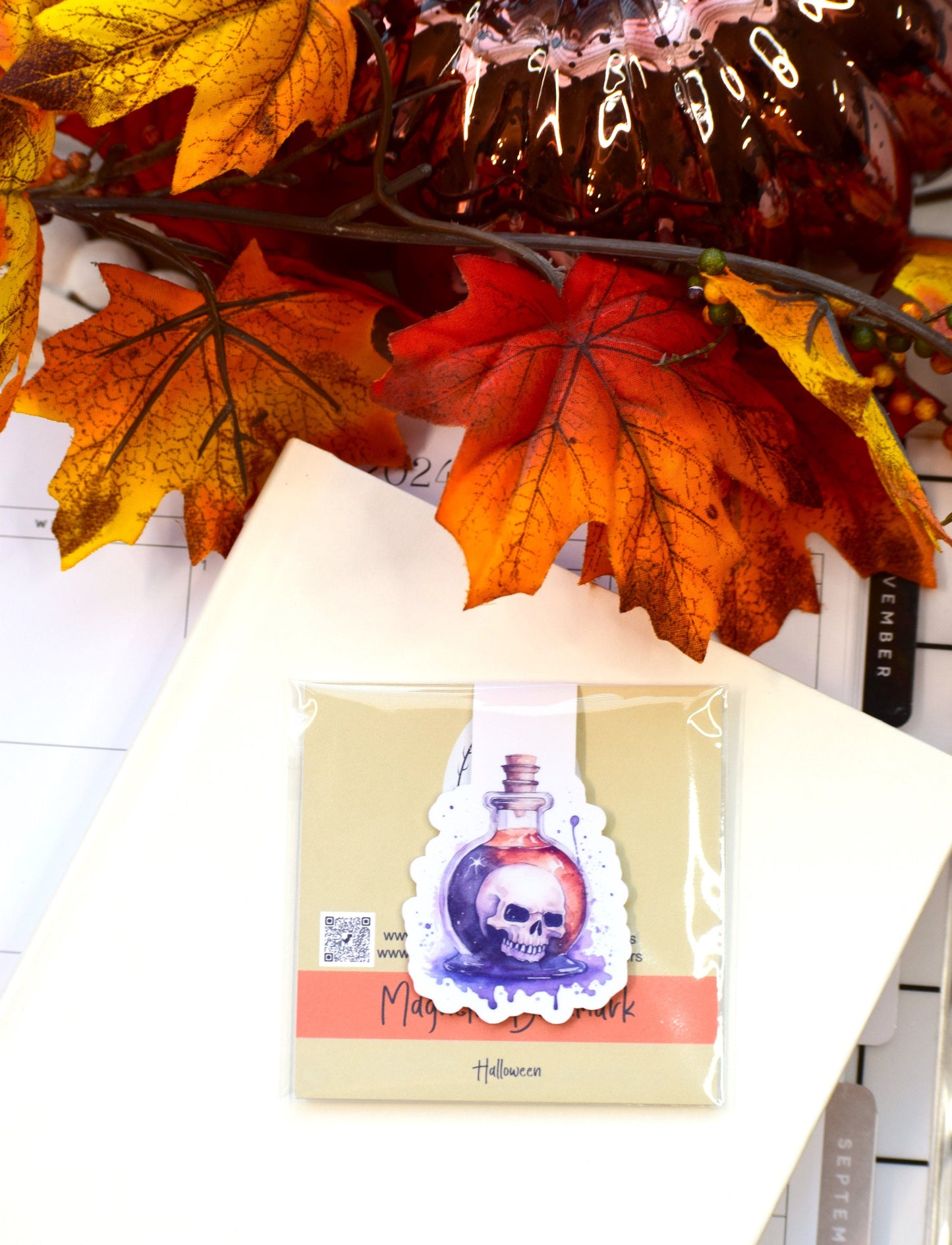 Magnetic Bookmarks, Halloween