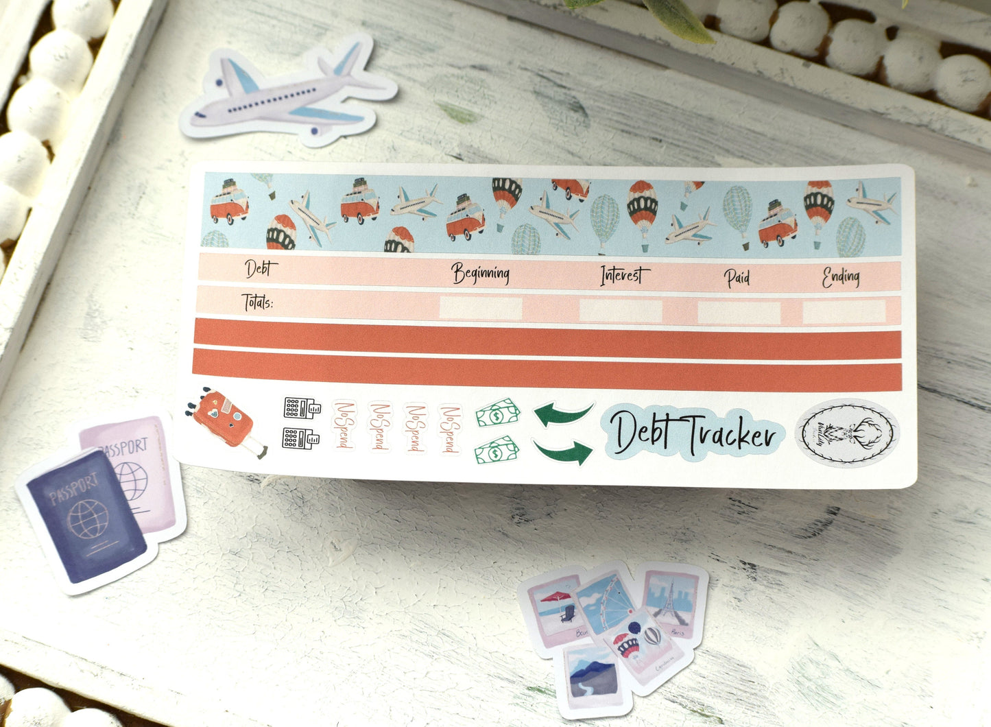 Budget Sticker Kit, Travel