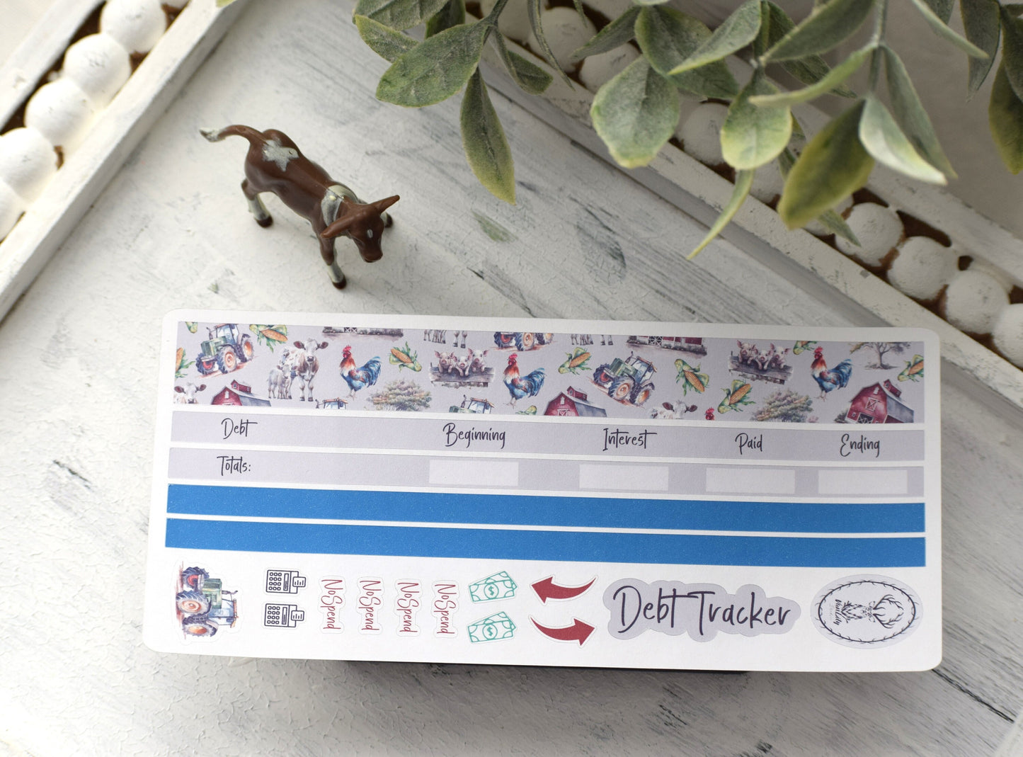 Budget Sticker Kit, Farm Life