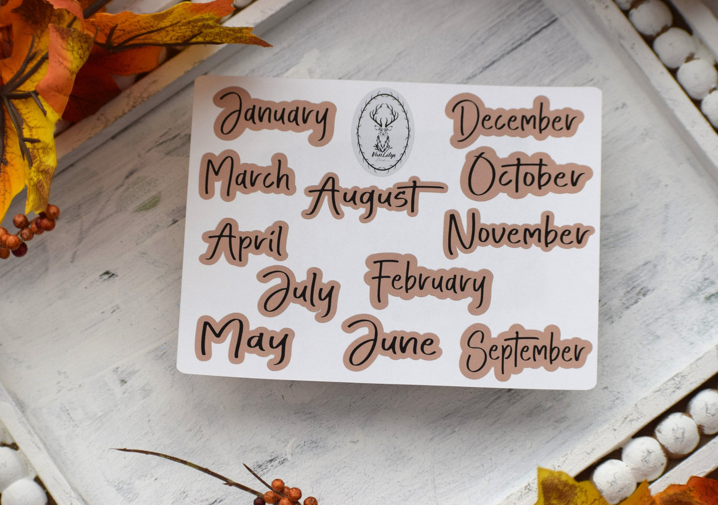 Monthly Header Planner Sticker Sheet for Erin Condren| TBM Live Rich Planners, Turkeys!