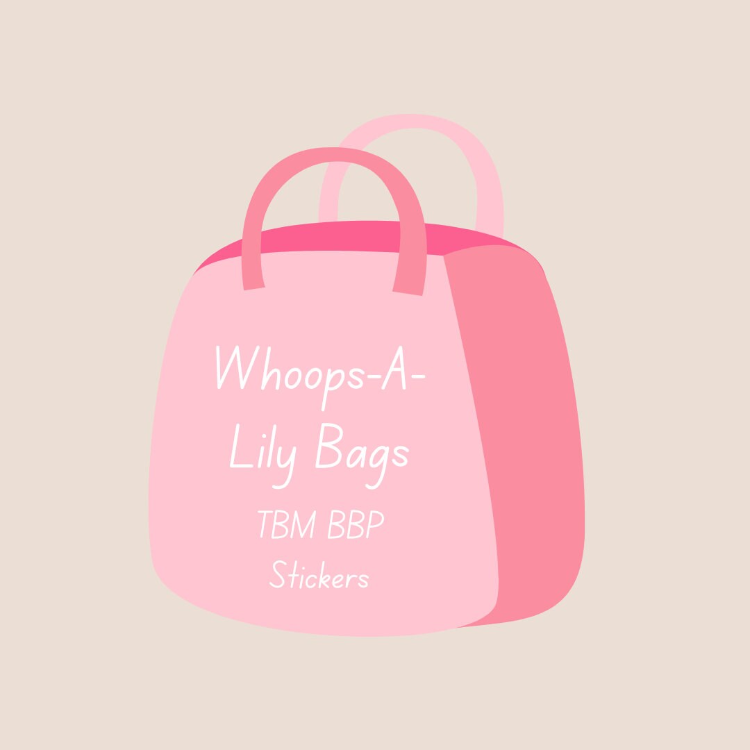 Whoops Sticker Bags, Miscut|Misprint Sticker Mystery Grab Bags, Whoops-A-Lily-Bags