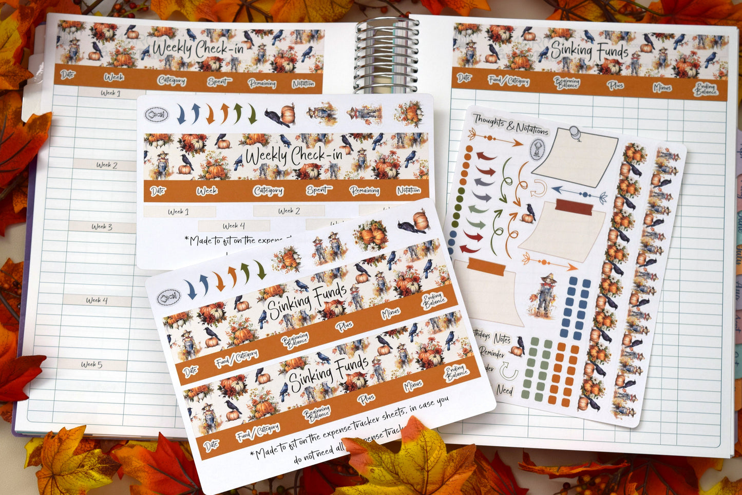 TBM BBP Workbook Sticker Kit, Pumpkins and Crows
