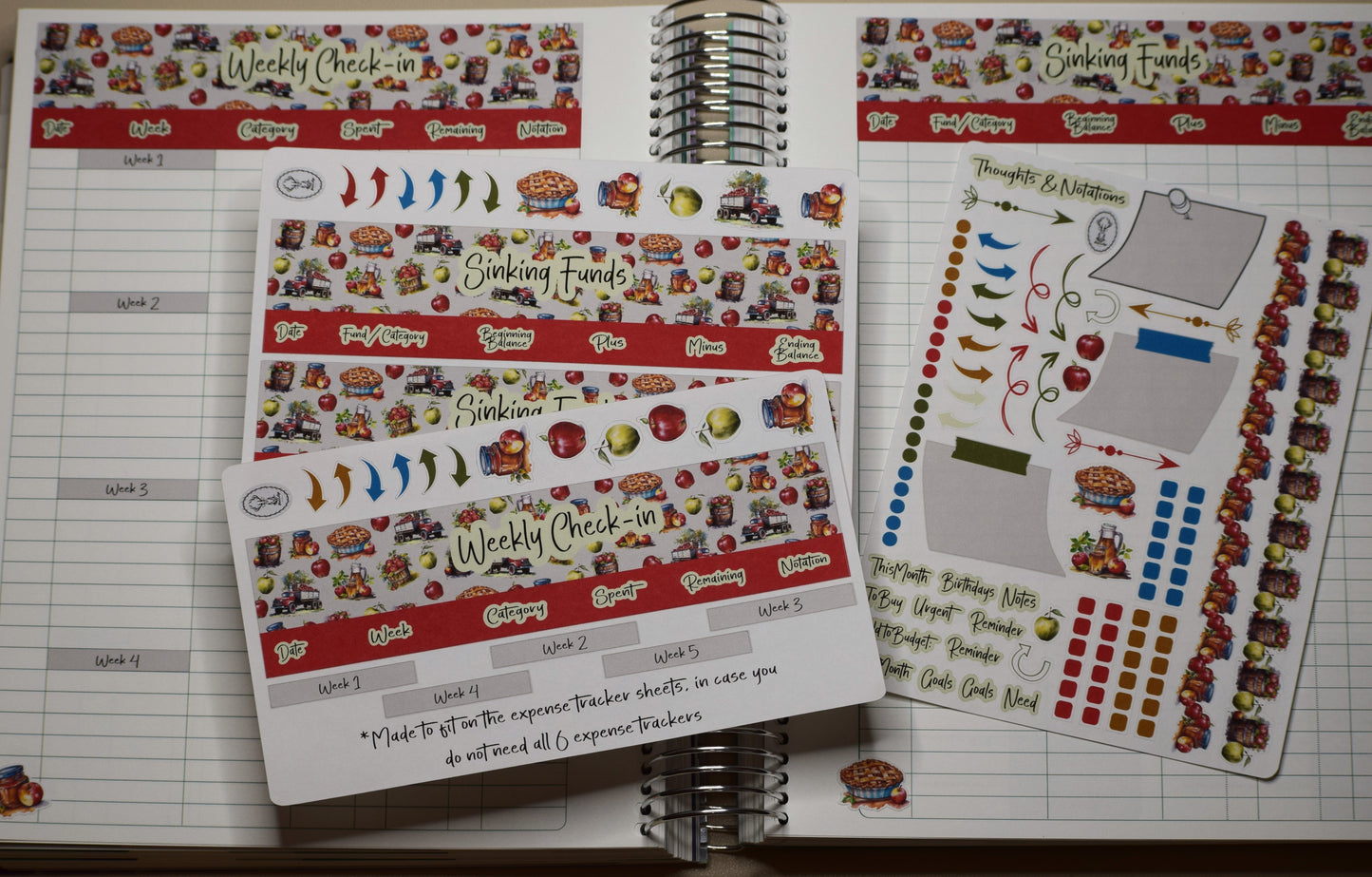 TBM BBP Workbook Sticker Kit, Apple Picking