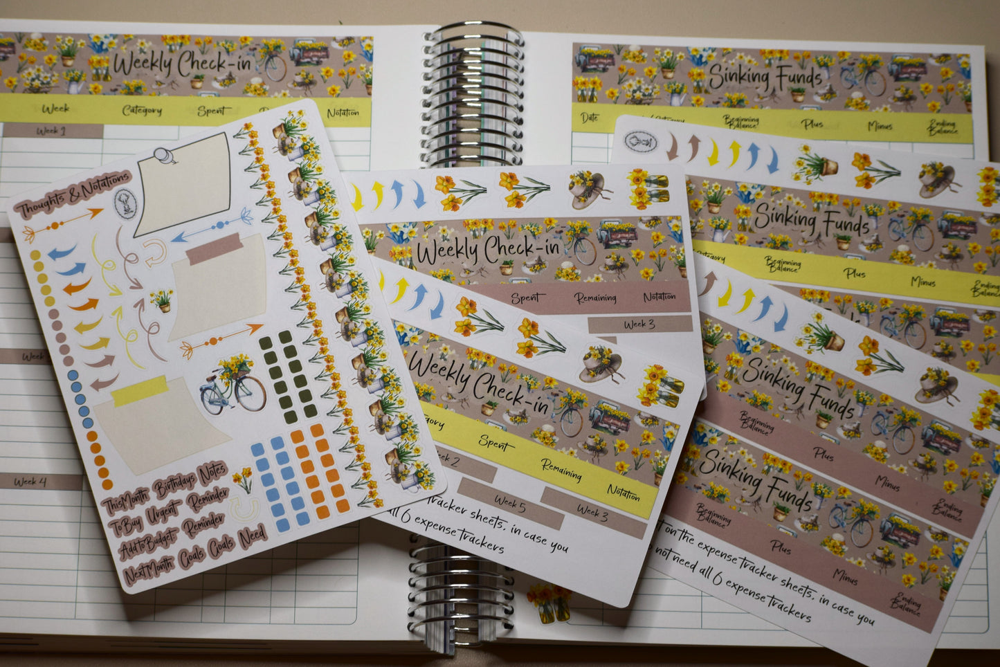 TBM BBP Workbook Sticker Kit, Daffodil Delight #20