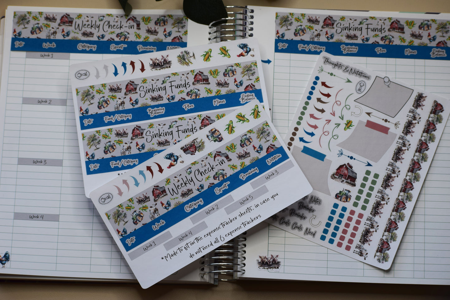 TBM BBP Workbook Sticker Kit, Farm Life