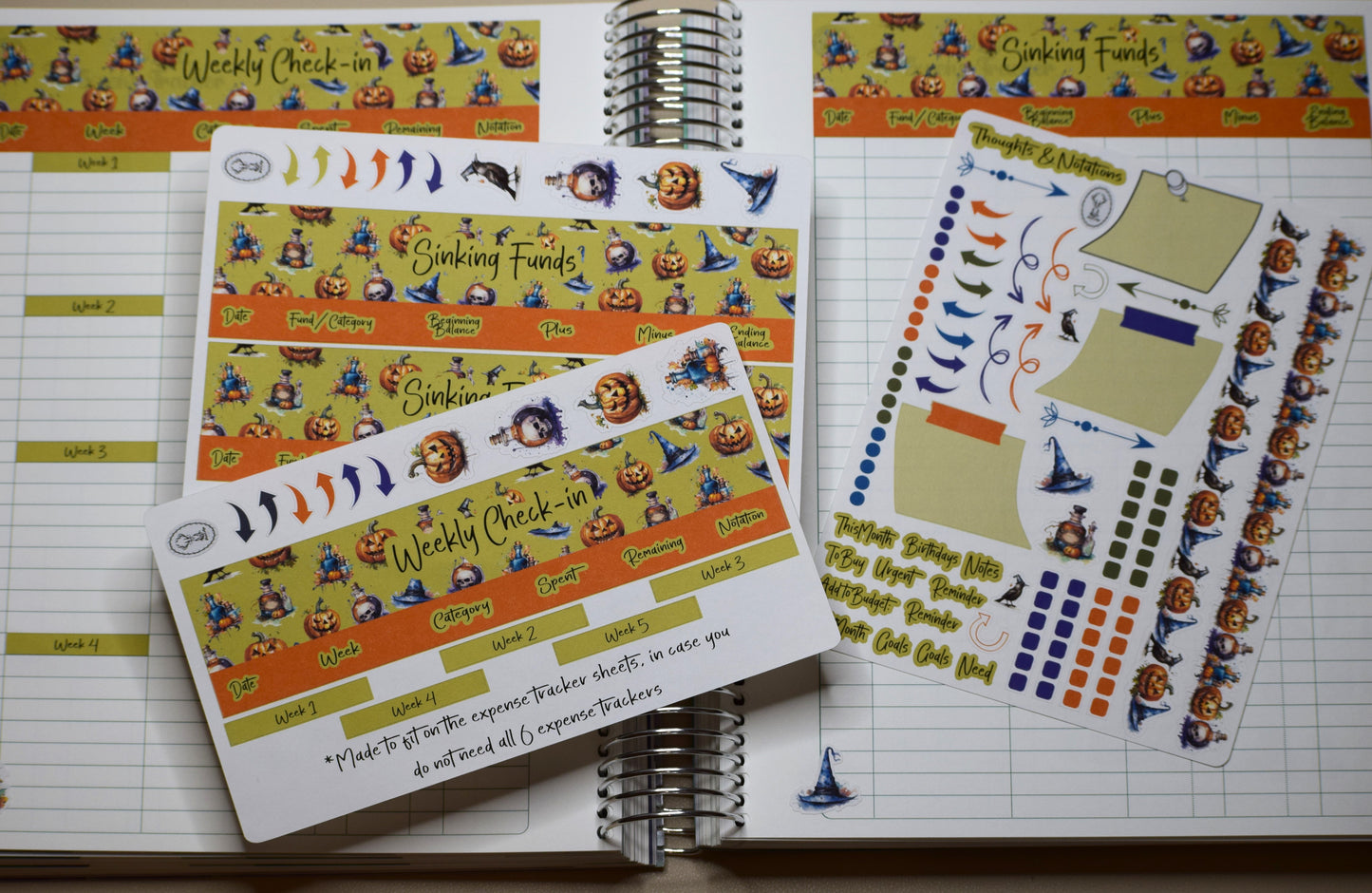TBM BBP Workbook Sticker Kit, Halloween