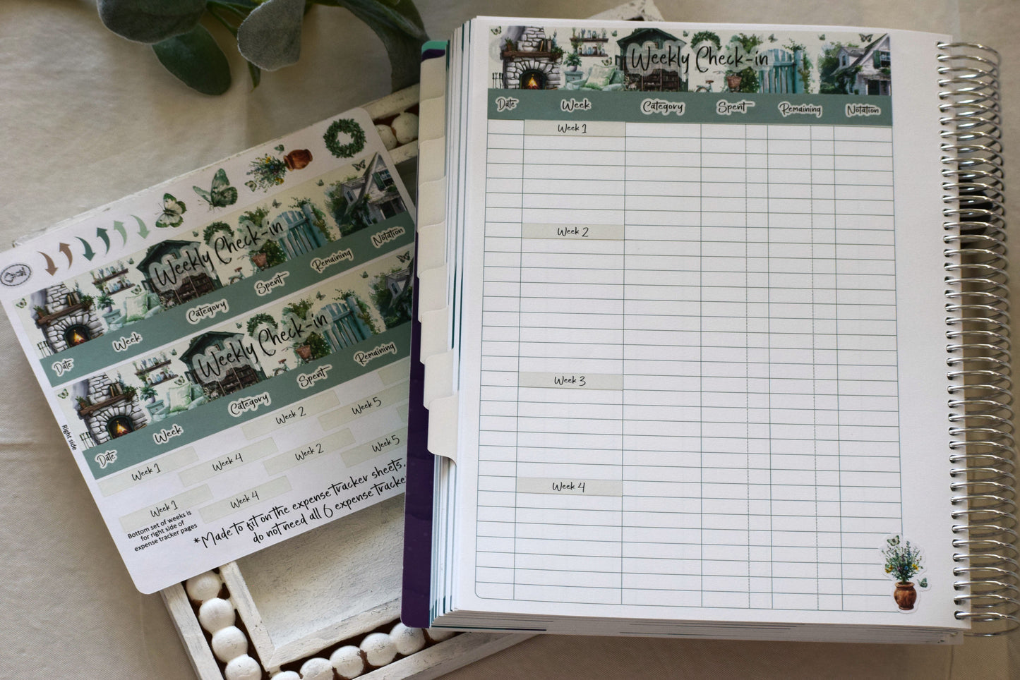 TBM BBP Workbook Sticker Kit, Cottage Getaway