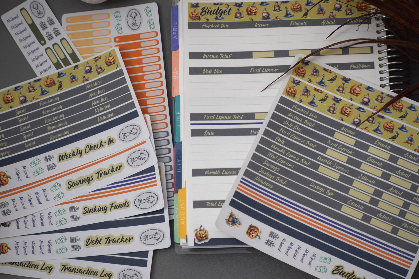 Budget Sticker Kit, Halloween
