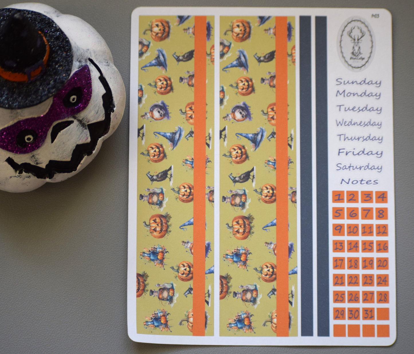 Budget Sticker Kit, Halloween