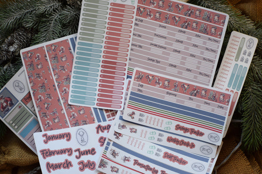 Budget Sticker Kit, Western Santa