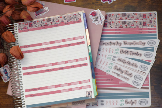 Budget Sticker Kit, Traveling Love Letter
