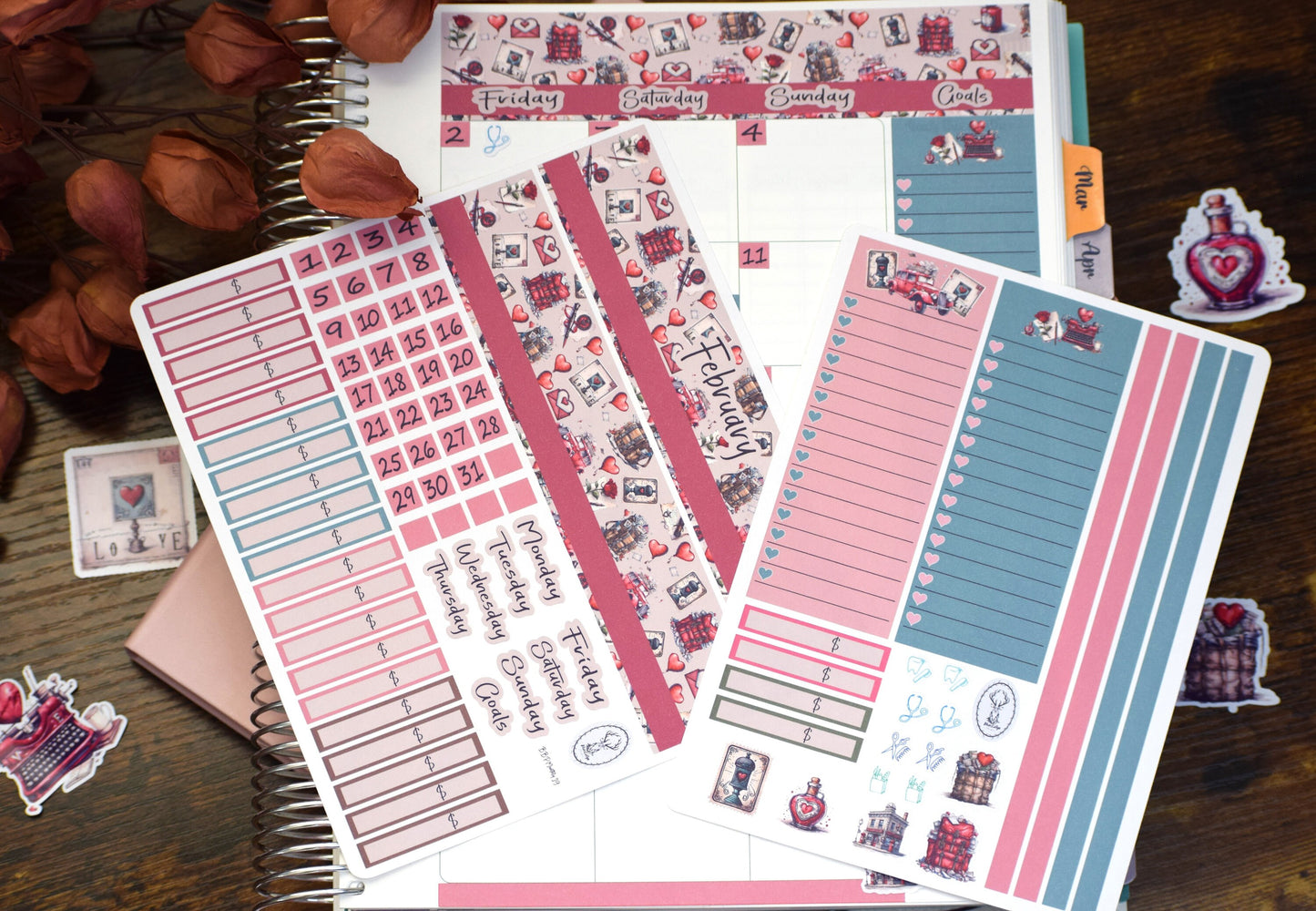 TBM BBP Workbook Sticker Kit, Traveling Love Letter #19