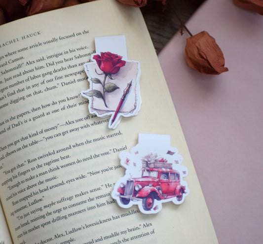 Magnetic Bookmarks, Traveling Love Letter 19