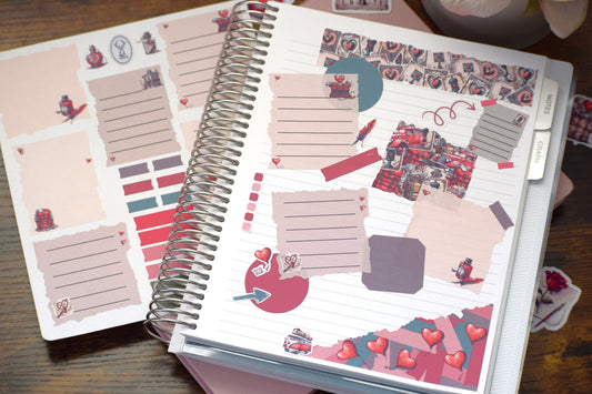 Journal Deco Planner Stickers Kit #19 Traveling Love Letter