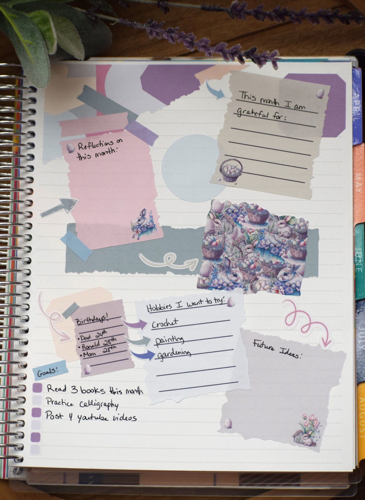 Journal Deco Planner Stickers Kit #3 Easter