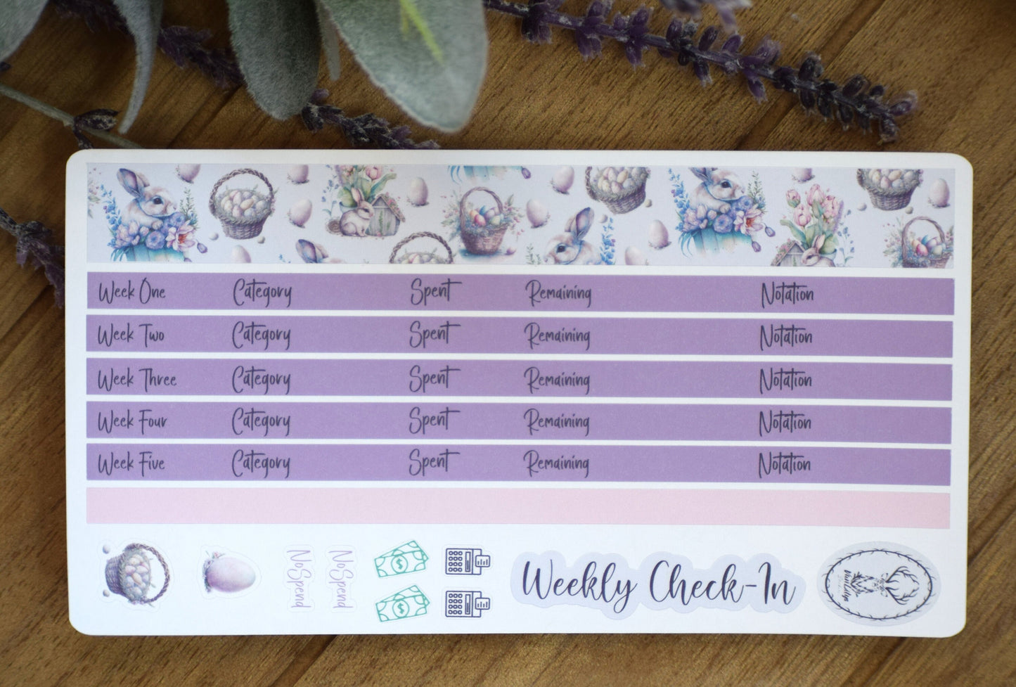 Budget Sticker Kit, Easter #3