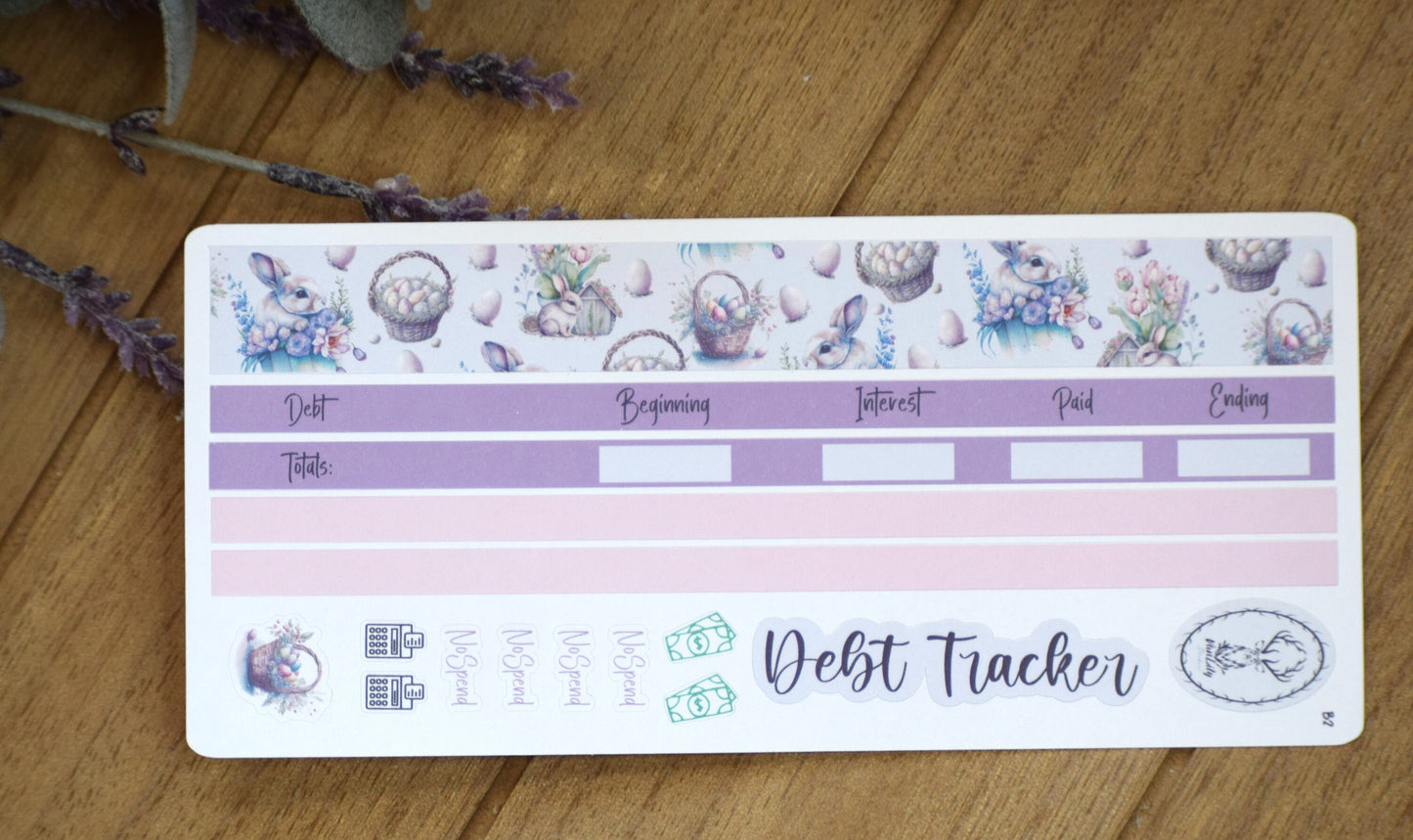 Budget Sticker Kit, Easter #3