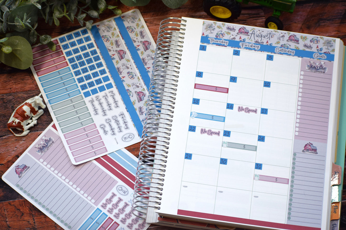 TBM BBP Workbook Sticker Kit, Farm Life