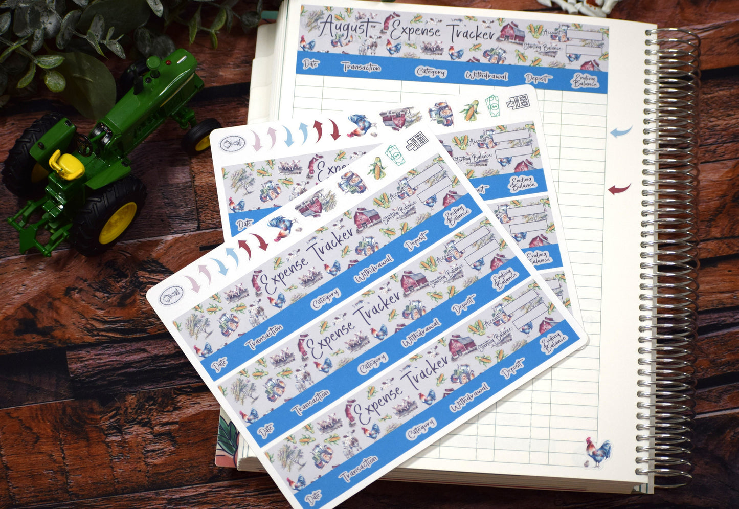 TBM BBP Workbook Sticker Kit, Farm Life