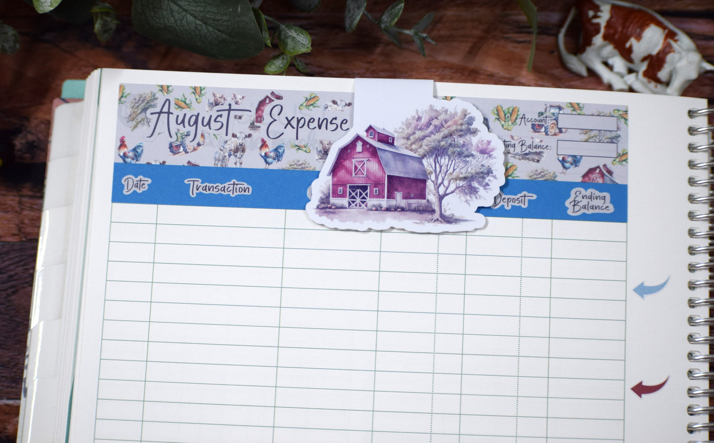 Magnetic Bookmarks, Farm Life Theme