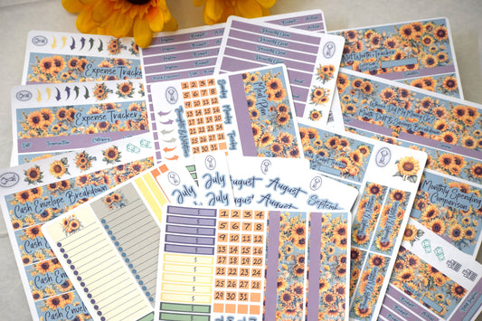 TBM BBP Workbook Sticker Kit, Sunflower Sunshine