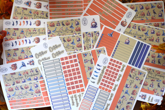 TBM BBP Workbook Sticker Kit, Halloween