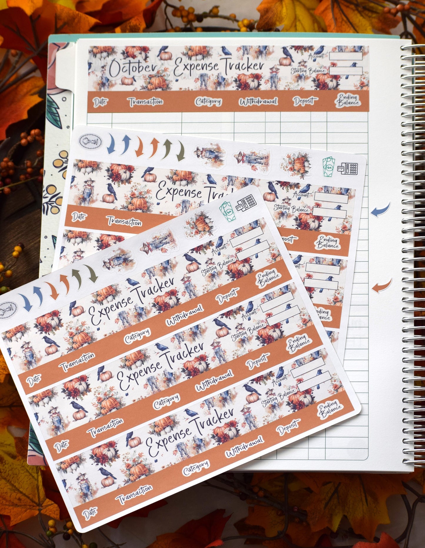 TBM BBP Workbook Sticker Kit, Pumpkins and Crows