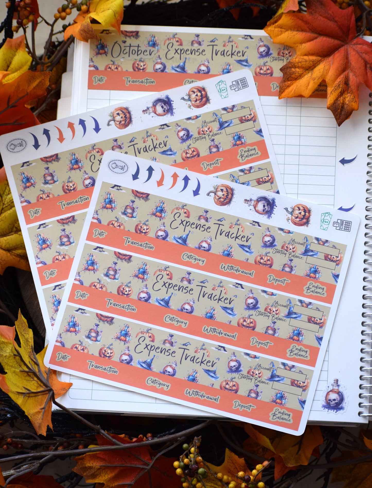 TBM BBP Workbook Sticker Kit, Halloween