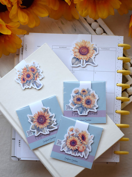 Magnetic Bookmarks, Sunflowers