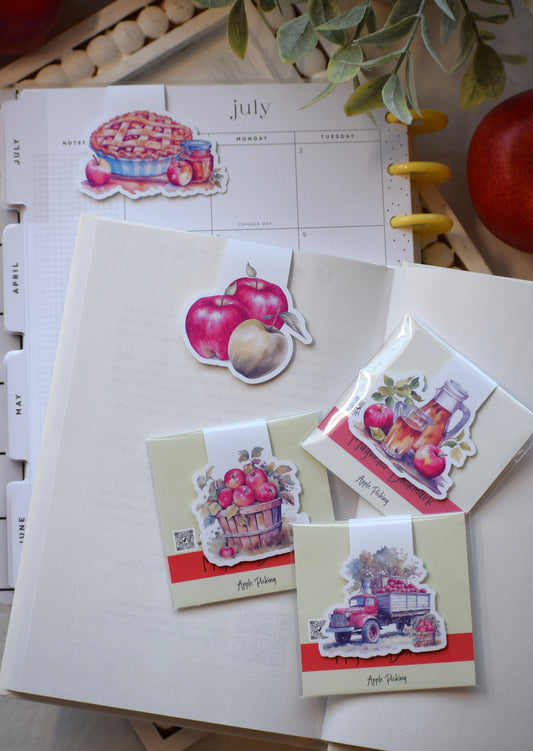 Magnetic Bookmarks, Apple Picking