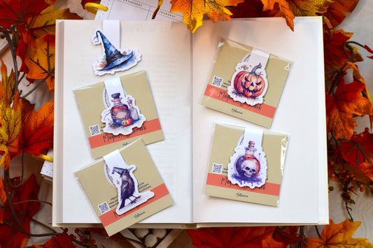 Magnetic Bookmarks, Halloween