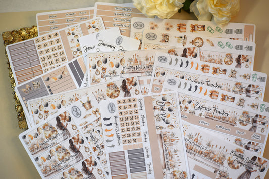 TBM BBP Workbook Sticker Kit, Golden New Year's